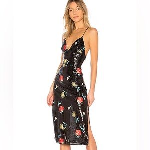 LOVERS AND FRIENDS Melinda Midi Sequin Dress